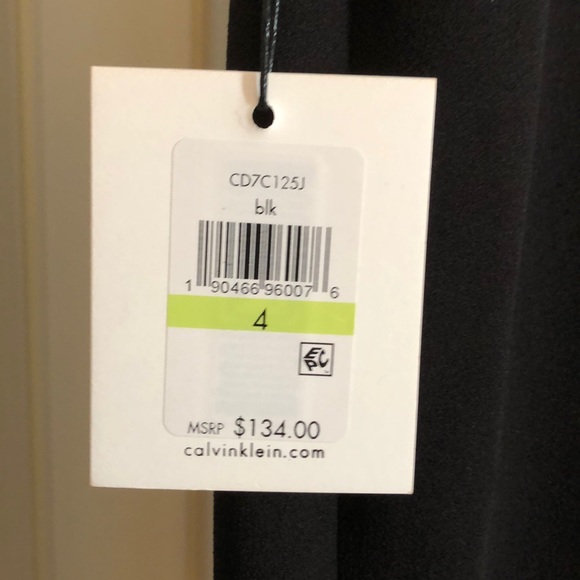 Calvin Klein Size 4 black dress - Picture 6 of 8